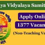 Navodaya Vidyalaya Samiti (NVS) Non-Teaching Recruitment 2024