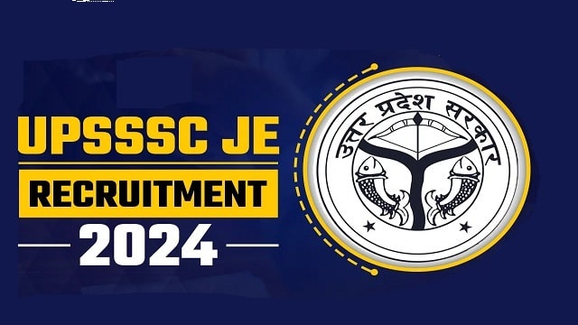 UPSSSC JE Civil Recruitment 2024