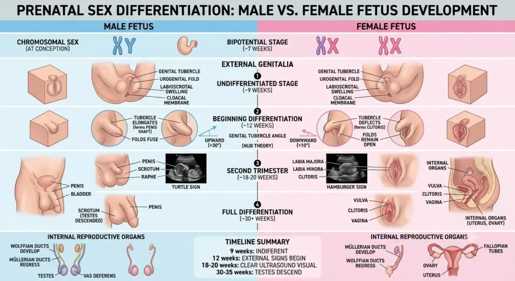 Difference Between A Male And A Female Fetus Difference Between A Male And A Female Fetus