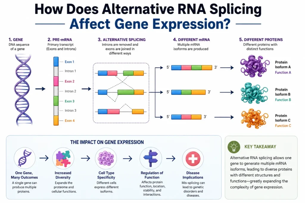 how-does-alternative-rna-splicing-affect-gene-expression