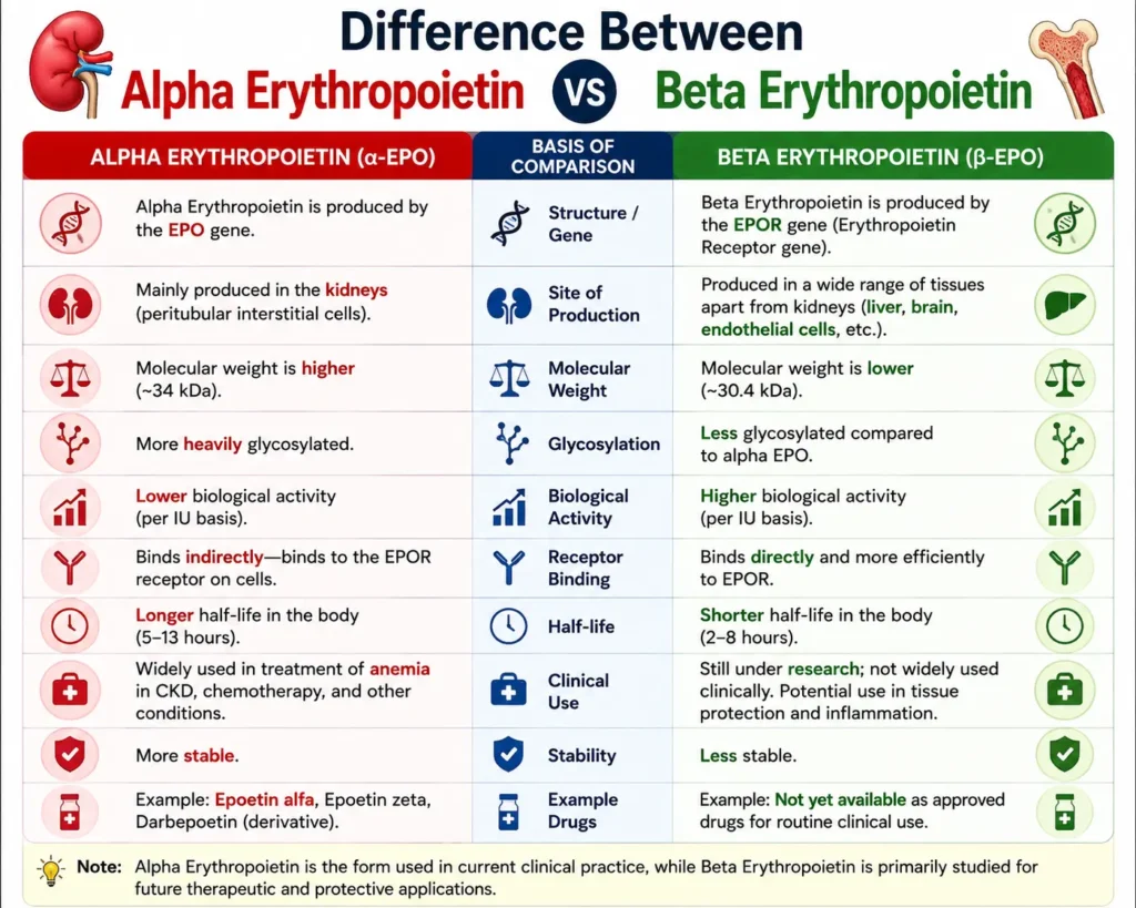 Difference Between Alpha And Beta Erythropoietin difference-between-alpha-and-beta-erythropoietin