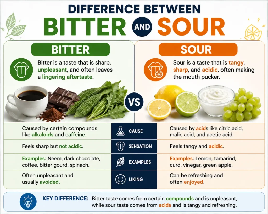 Difference Between Bitter And Sour difference-between-bitter-and-sour
