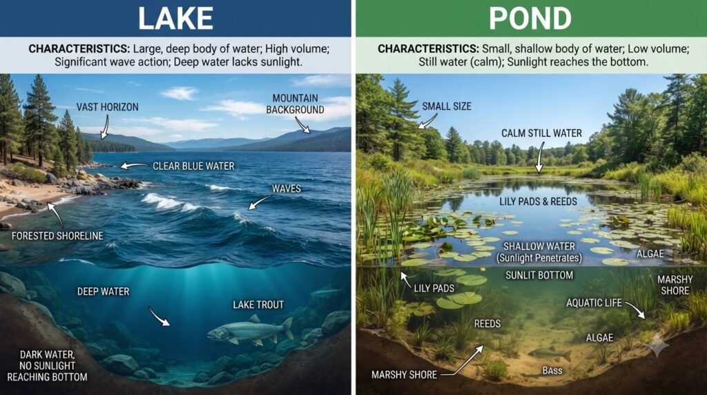 Difference Between A Lake And A Pond difference-between-a-lake-and-a-pond