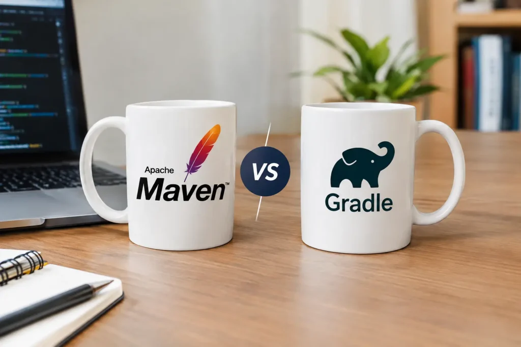 Apache Maven vs Gradle Mugs